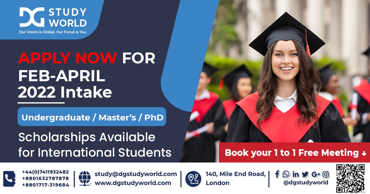 DGStudyWorld's tweet photo. Study abroad with us.🎓

Apply Now For Feb/April 2022 Intake ✅

✈ Get International Student Scholarship Now  ✈

Courses Available for This Intake. 

APPLY FOR 
🔰 Undergraduate 
🔰 Master's
🔰 PhD
💲 NO SERVICE CHARGES APPLY 💲

APPLY TODAY
https://t.co/M7plcBlBBa https://t.co/kS2fTifvmw