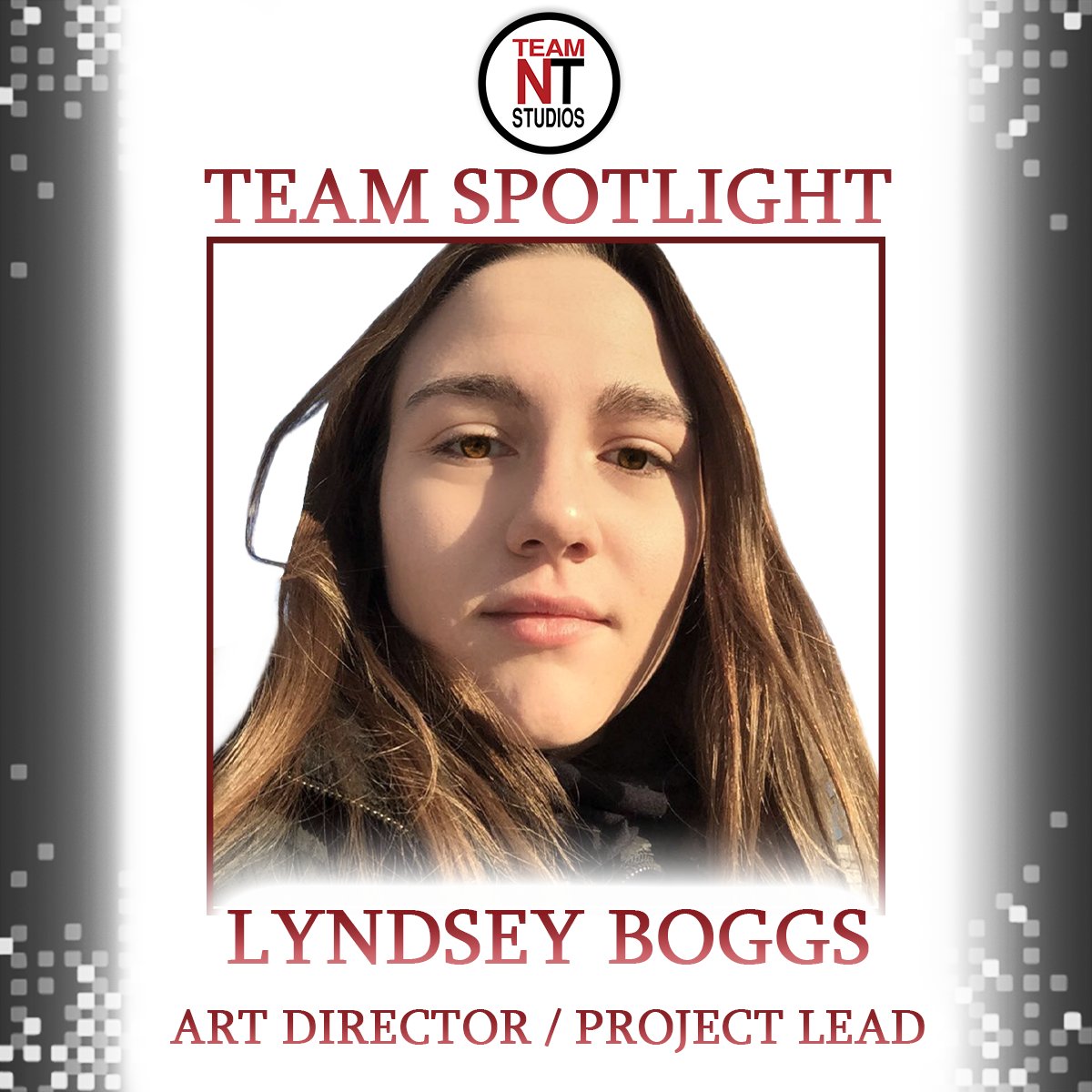 1 / 4
Hello wonderful people! My name is Lyndsey Boggs, Art Director and Co-Founder at Team NT Studios. I support our team of artists in creating game-ready content for our upcoming augmented reality title. I am also currently serving as Project Lead, which is a role my partners