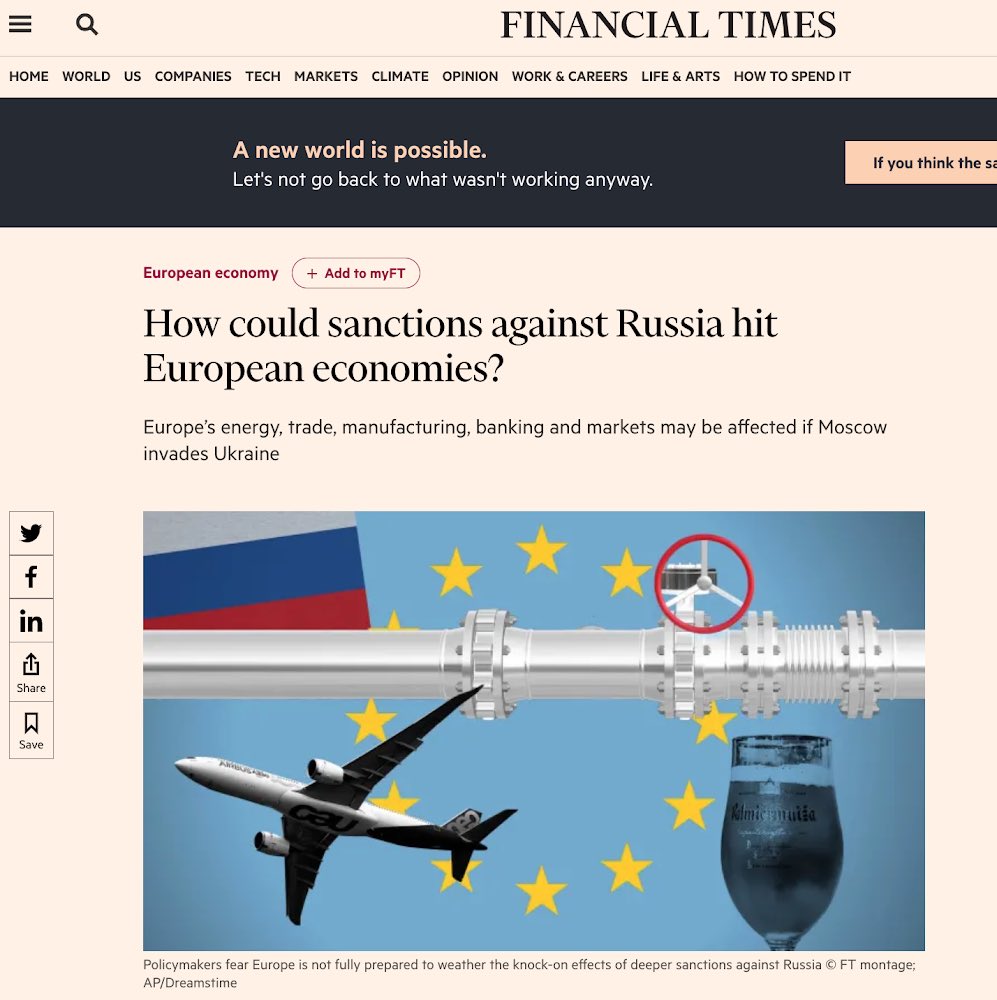 Valmiermuižas alus glāze Financial Times bildē. Mēs un vairums mazo brūžu Eiropā izmanto dabasgāzi, lai vārītu alu. Latvija ir 100% atkarīga no Krievijas gāzes importa. Sekot līdzi politikai kļuvis daudz aizraujošāk.