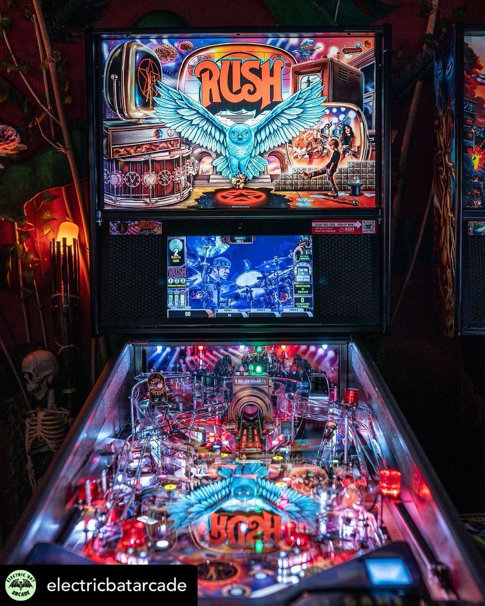 sternpinball's tweet image. 🦉🔥#SternArmy #repost • electricbatarcade RUSH is live and connected! Come get some 🤓#sternpinball #pinball #Rush
