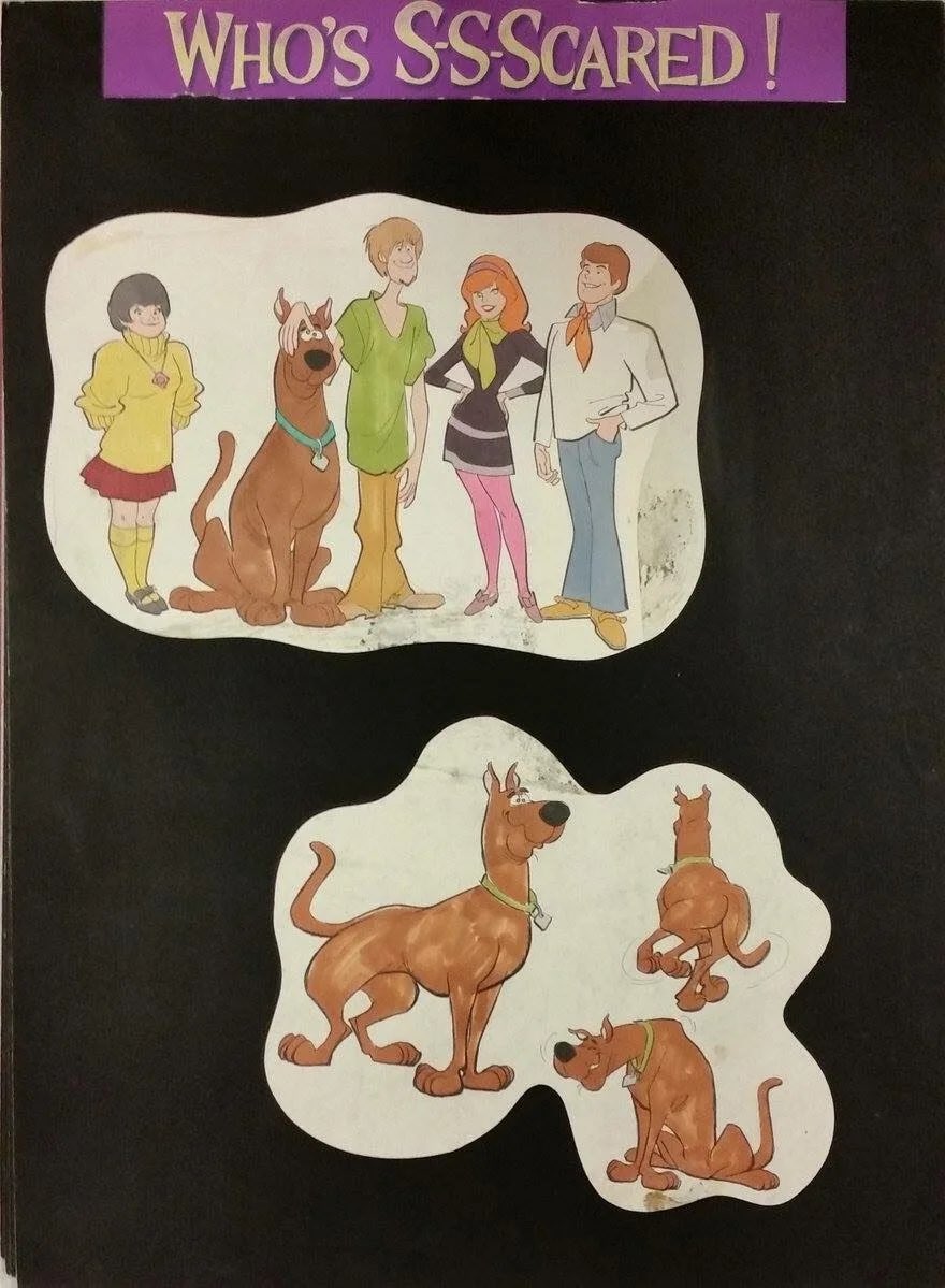 Scooby Fact: When Fred Silverman presented the idea for Who's S-S-Scared?  to CBS executives, they said the show was too scary, which lead to the show  becoming more comedic and the title, image size:880x1199