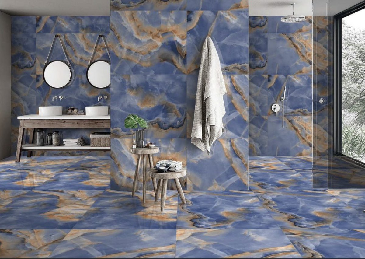 Tilescape_'s tweet photo. With almost no porosity, these #tiles help prevent staining, hiding dirt and liquids with ease. With their #highgloss finish and #durability, they are sure to please any homeowner.

𝙋𝙧𝙤𝙙𝙪𝙘𝙩 𝙗𝙮 𝙏𝙞𝙡𝙚𝙨𝙘𝙖𝙥𝙚 - #60x120cm #porcelaintiles 
#bluetiles #ceramictiles https://t.co/PZ5XbiDdfk