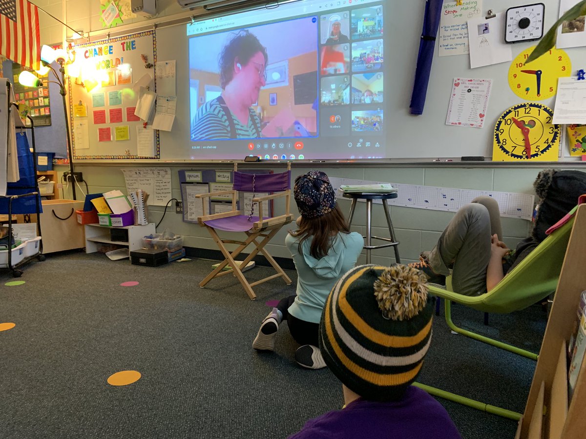 RESGrade3's tweet photo. Starting our morning with V from @outrightvermont reading Julian is a Mermaid and talking about the work they do in our state. #mmuusdvt #resvt https://t.co/73gCfM0QG6