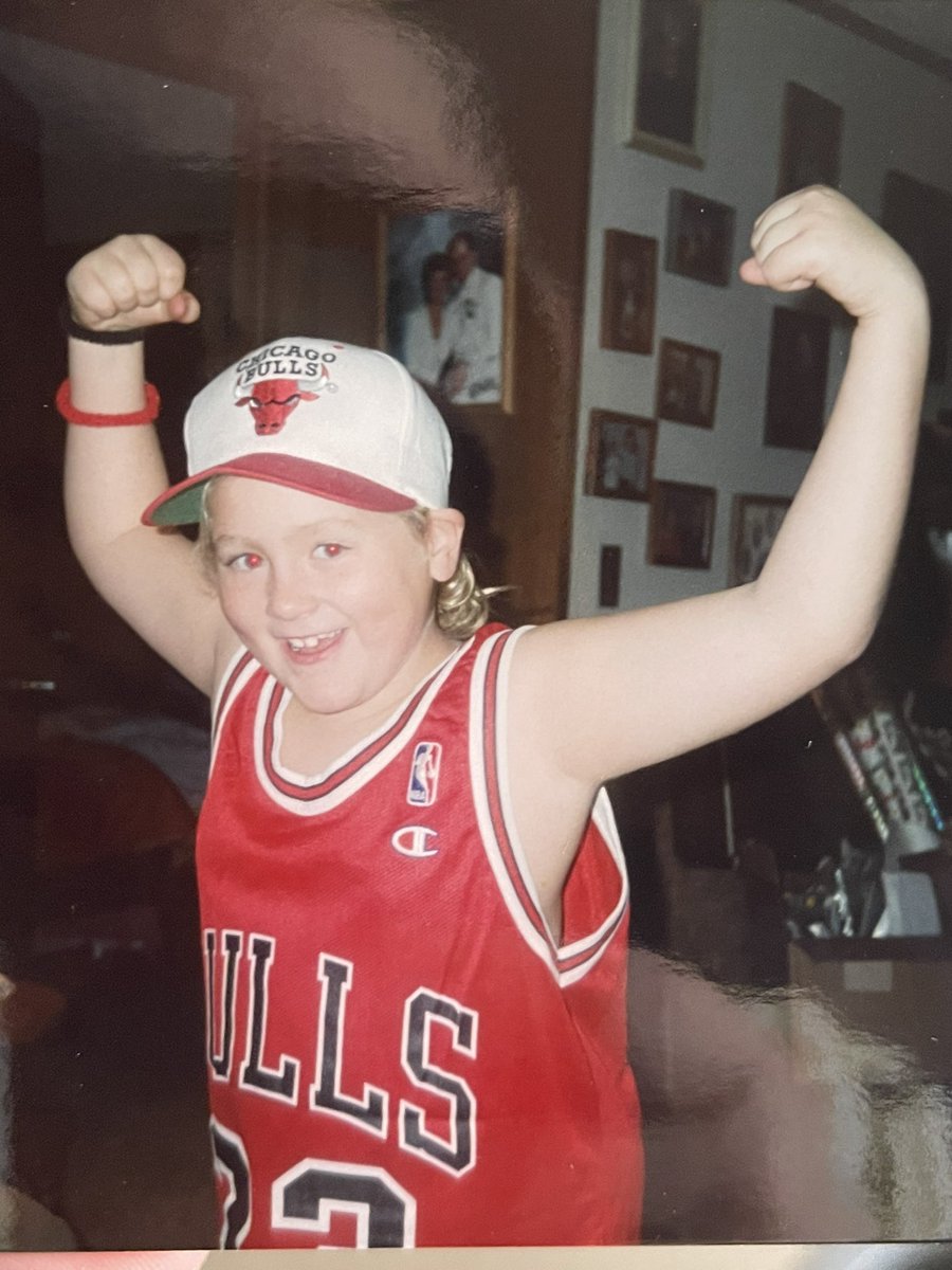SpcrockAI's tweet photo. Hereโs the picture. I was probably 10 or 11 #JordanForever https://t.co/mVBsOLcH67