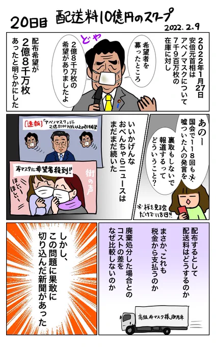 #100日で再生する日本のマスメディア 
20日目 配送料10億円のスクープ 