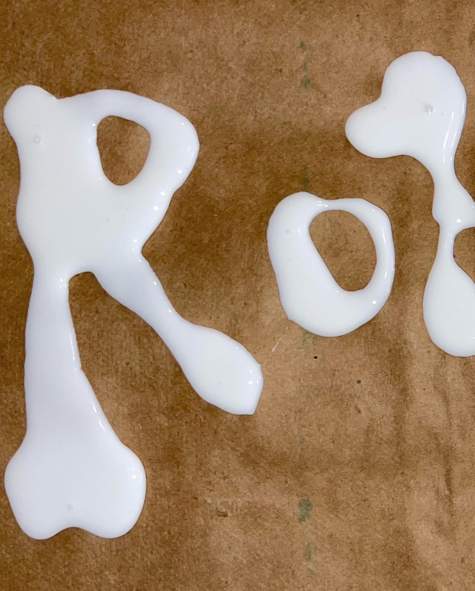 I made some type out of <a href="/Elmers/">Elmer's</a> on our kitchen counter for the March cover of <a href="/GQMagazine/">GQ Magazine</a>