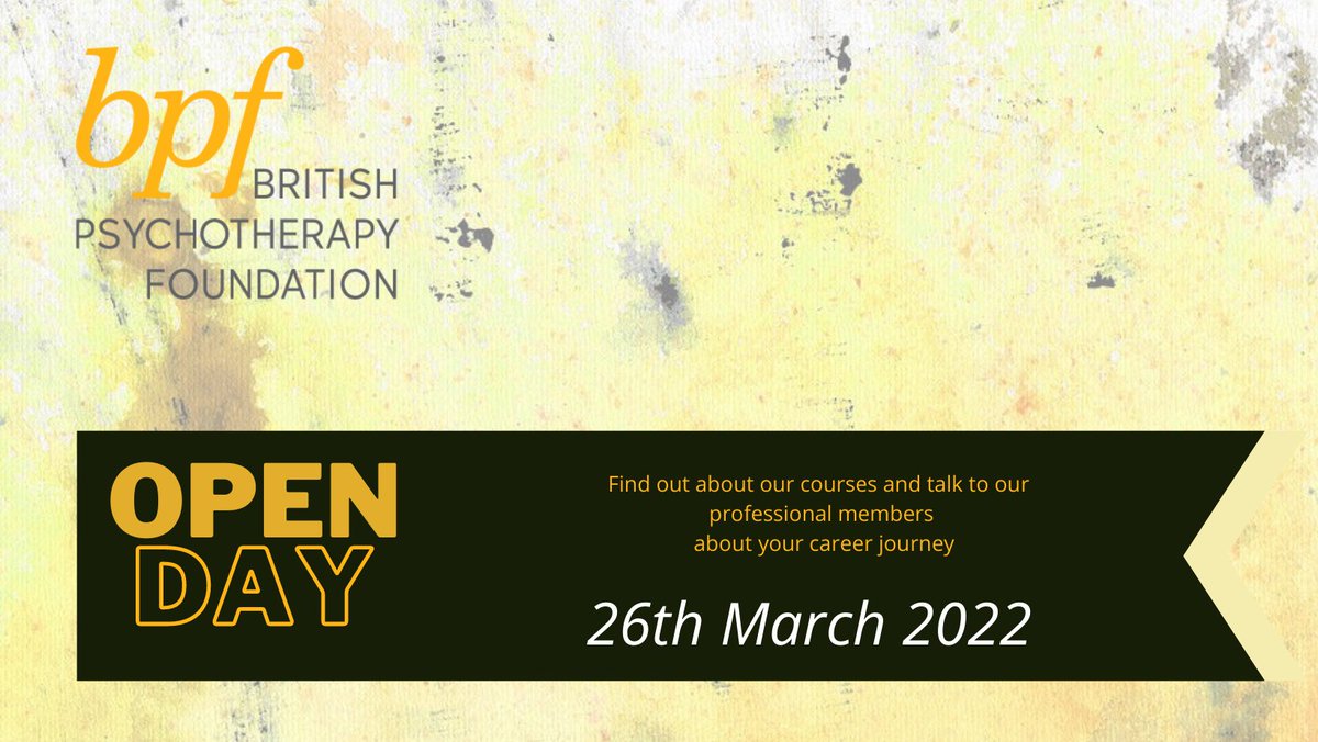 Save the date - join us for a chat and hear our bpf facilitators discuss their courses