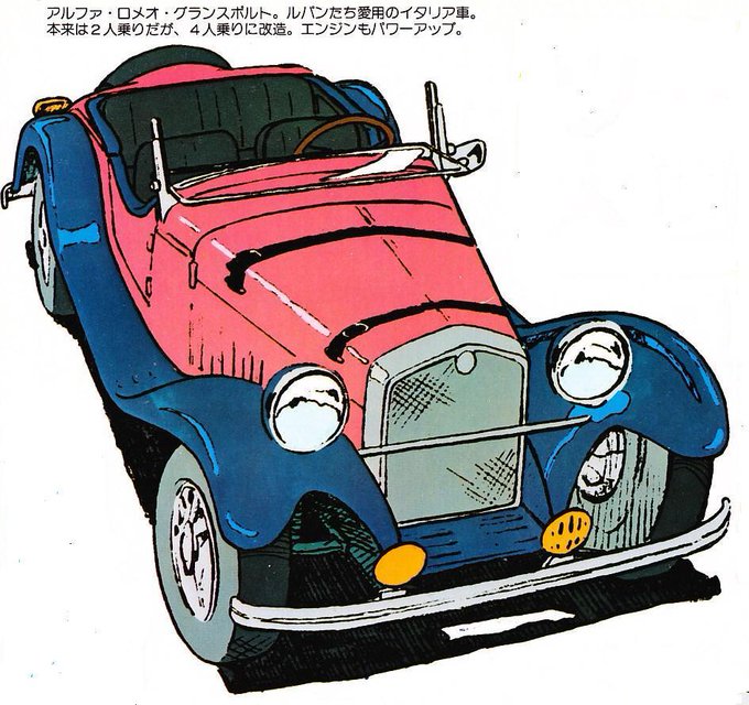 バンダイ 1/12 アルファロメオ グランスポルト ルパン3世 峰