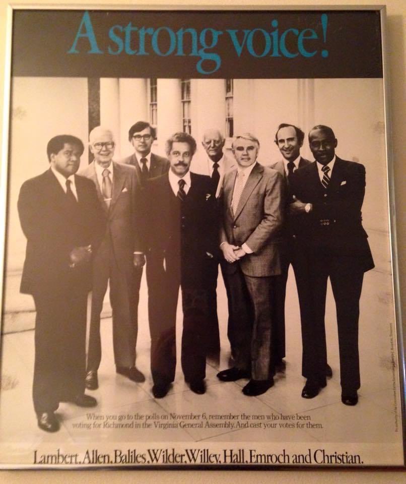 AnnCan2024's tweet photo. #BlackHistoryMonth My Dad (left) Benny Lambert was elected to the House of Del. in 1978. He was Wilder's first campaign manager. This photo represents the Strong Voice for the City of Richmond and the Commonwealth #VATruth #VAHistory #Facts #BlackHistoryMatters #RVA #VAPolitics https://t.co/R2tHmYoKK3