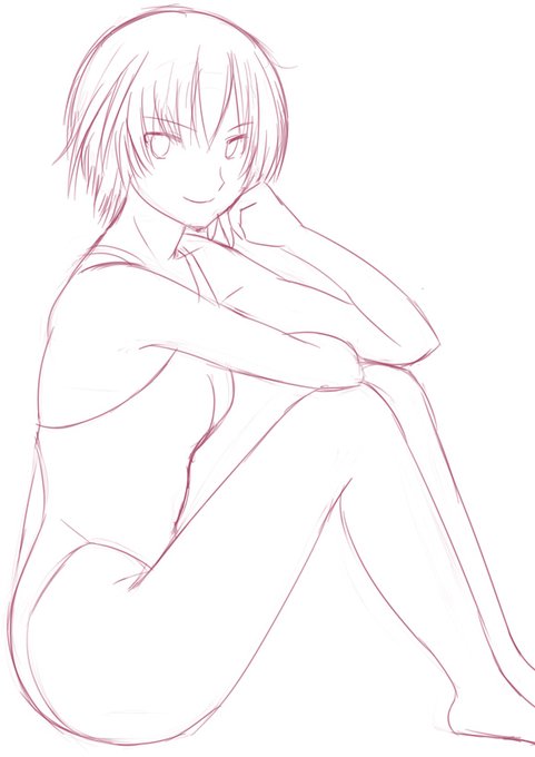 寝るまでにゆっくり模写らくがきしよう 