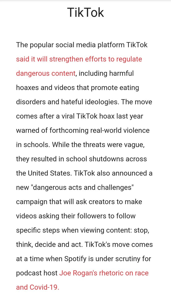 TikTok regulations!