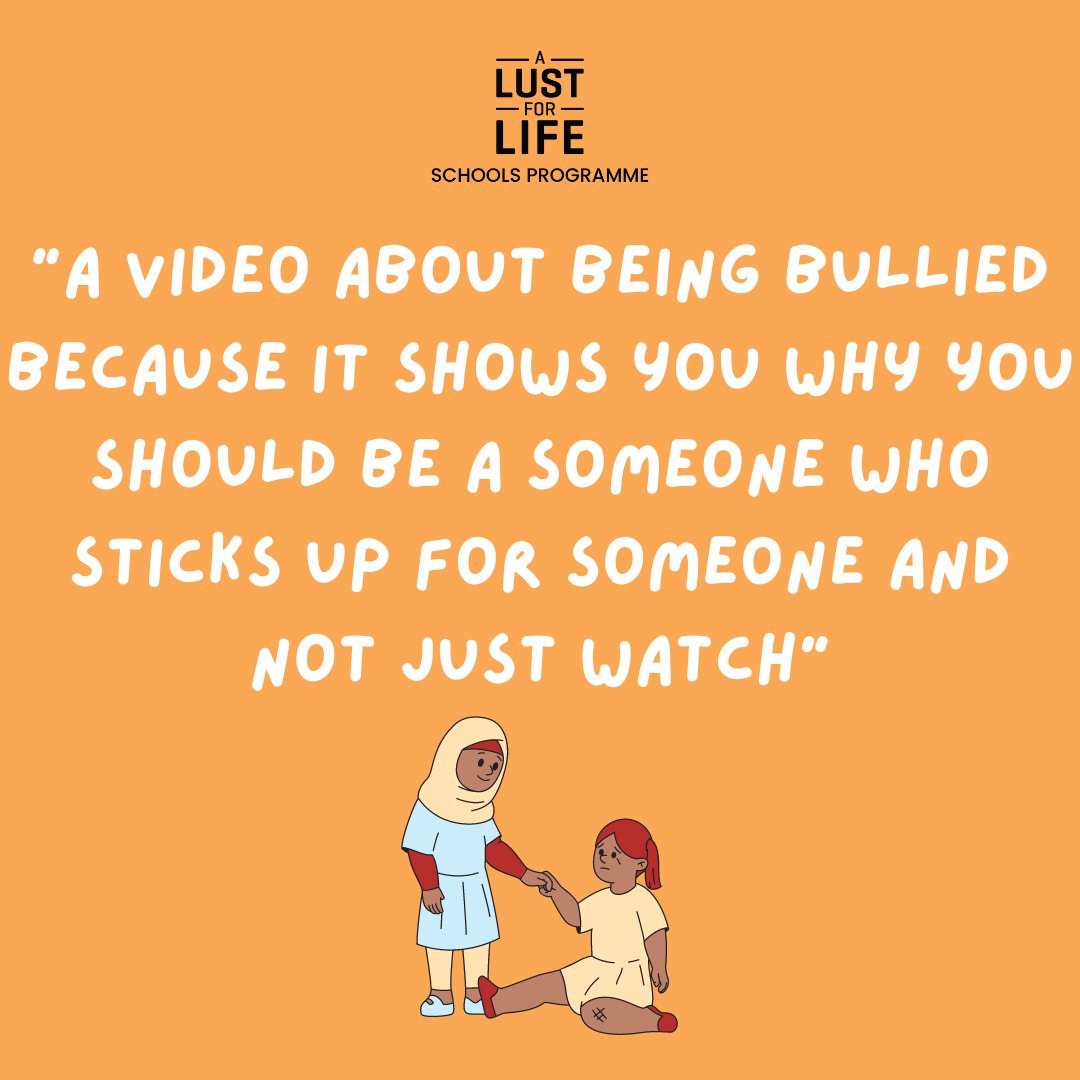 We decided to change up our content this week so instead of hearing from us, you’re hearing from the real stars of the A Lust For Life Schools Programme - the pupils! ⭐️
Registrations for our brand new 3rd &amp; 4th, 5th &amp; 6th class programme now open:
alflschools.com
