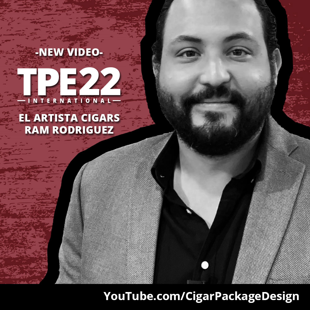 CigarPkgDesign's tweet photo. ⚡ New Video ⚡ https://t.co/4dbxtaNPdZ Ram Rodriguez of @ElArtistaCigar gives an overview of cigars being showcased this year's Tobacco Plus Expo. #cigarpackagedesign #elartistacigars #tpe2022 https://t.co/zOl7Xmtvw3