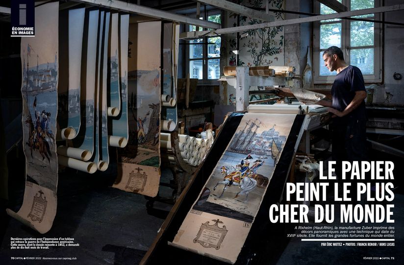 [PUBLI] 
Print reportage sur la Manufacture Zuber sur 8 pages dans le Magazine Capital. 
© Franck Renoir
#manufacturezuber #magazinecapital