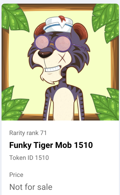 Funky Tiger Mob 👻 tweet media