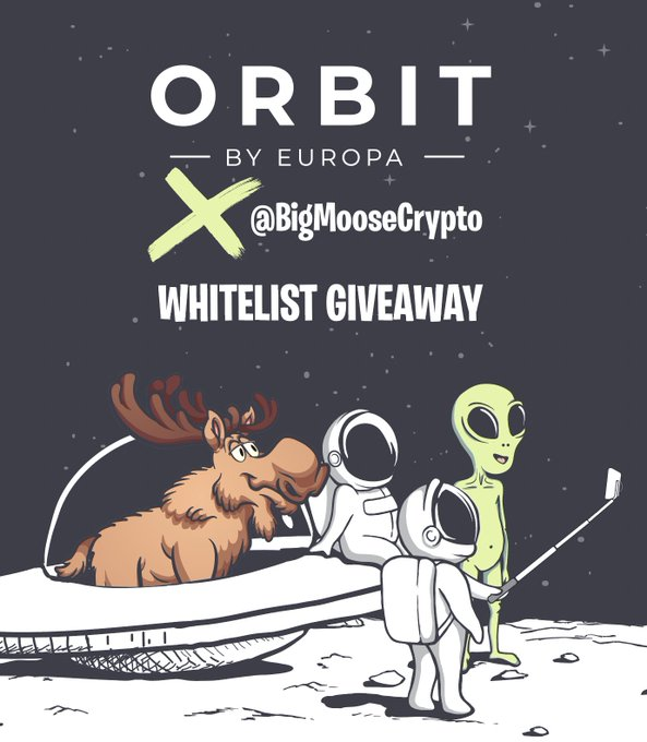 BigMoose (@bigmoosecrypto) on Twitter photo The <a href="/ProjectEuropa_/">ProjectEuropa.RED</a> $ORBIT WL allocation has GOT to be the hottest ticket in 2022 🧤
🦌And your boy Big Moose is GIVING 1 AWAY!!
WL gets you to the presale (up to $1k) & early access to the Protocol 💫
1⃣ Follow <a href="/BigMooseCrypto/">BigMoose</a> & <a href="/ProjectEuropa_/">ProjectEuropa.RED</a>
2⃣ RT 💟Tag 3
Winner 2.12.22 The <a href="/ProjectEuropa_/">ProjectEuropa.RED</a> $ORBIT WL allocation has GOT to be the hottest ticket in 2022 🧤
🦌And your boy Big Moose is GIVING 1 AWAY!!
WL gets you to the presale (up to $1k) & early access to the Protocol 💫
1⃣ Follow <a href="/BigMooseCrypto/">BigMoose</a> & <a href="/ProjectEuropa_/">ProjectEuropa.RED</a>
2⃣ RT 💟Tag 3
Winner 2.12.22