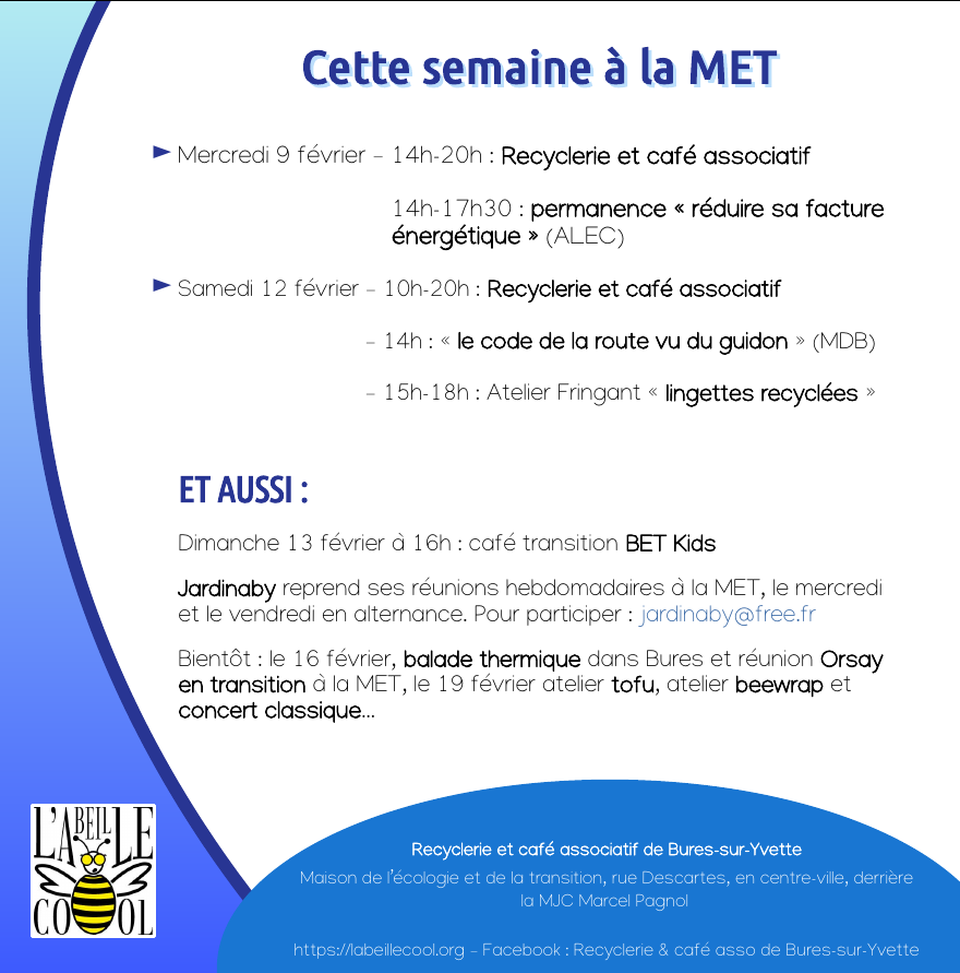 Recyclerie - café associatif de Bures-sur-Yvette tweet media