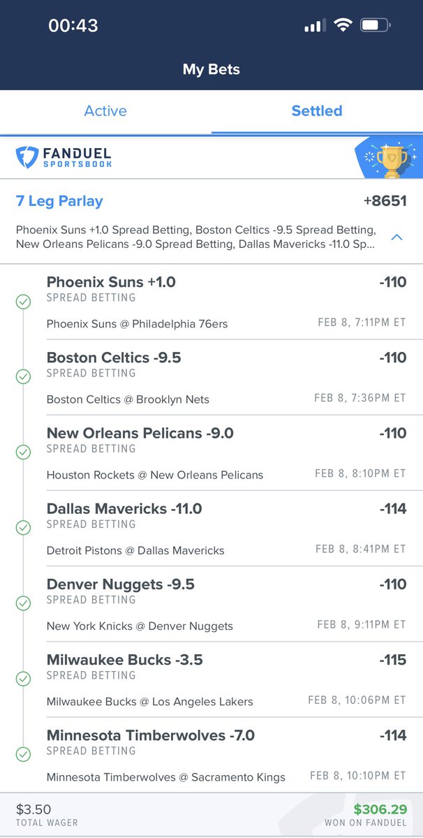 BrandonKampbell's tweet photo. It’s starting to get a lot easier…. Atleast 4-5 #Parlay wins a week!!!! I love it here!!! #gamblingtwitter https://t.co/hQTw1oBTTJ