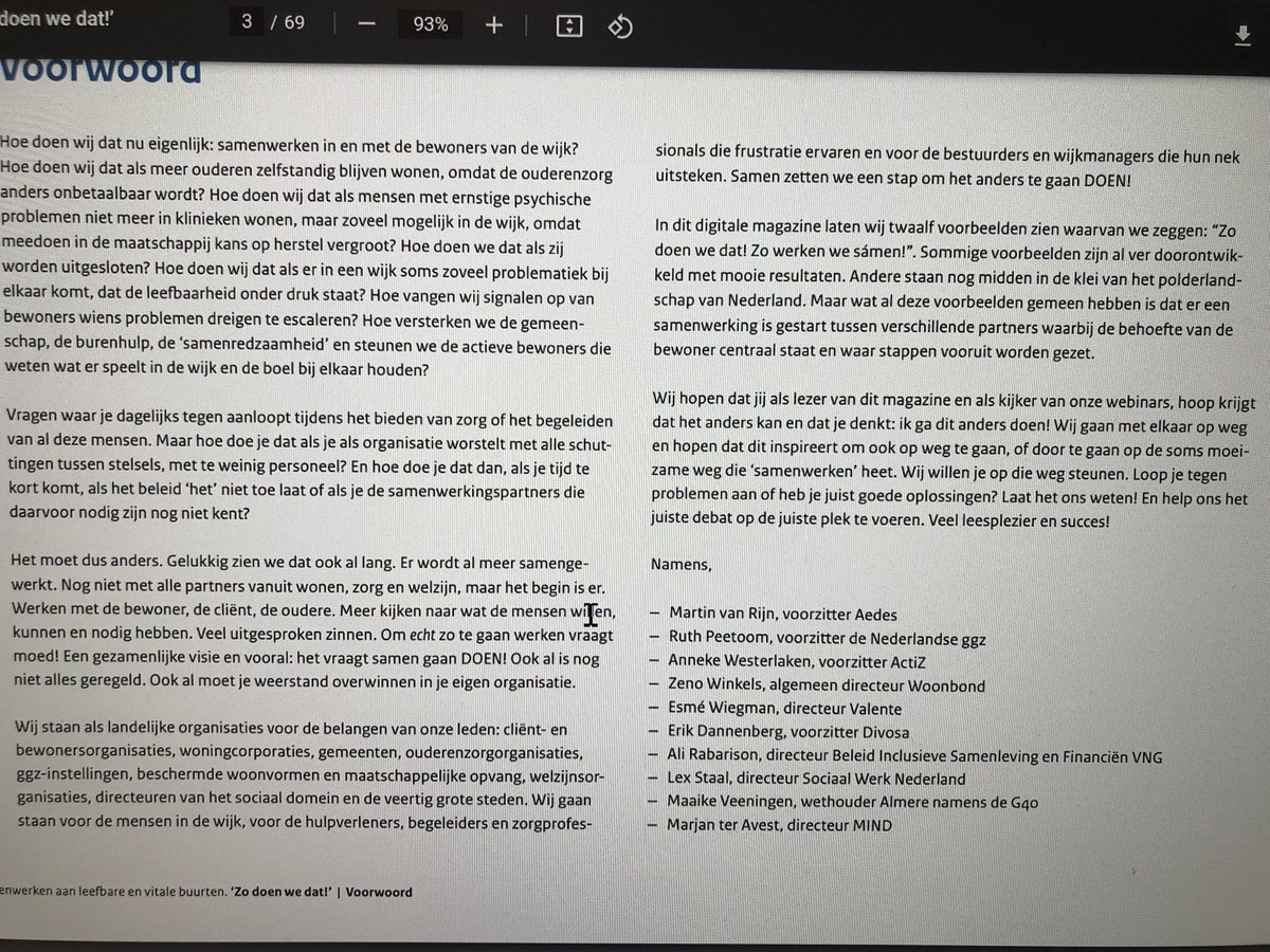 SociaalWerkNL's tweet photo. In de Ruwaard hebben ze t omgedraaid: Niet de systemen staan centraal, maar de persoon die ondersteuning nodig heeft. Dat dwingt tot anders organiseren en samenwerken. Er komen meer zo doen we dat webinars! #socialeverbondenheid en #ontmoeting #aanhaken #leefbaarheid #indebuurt. https://t.co/2VC9FwgtKF