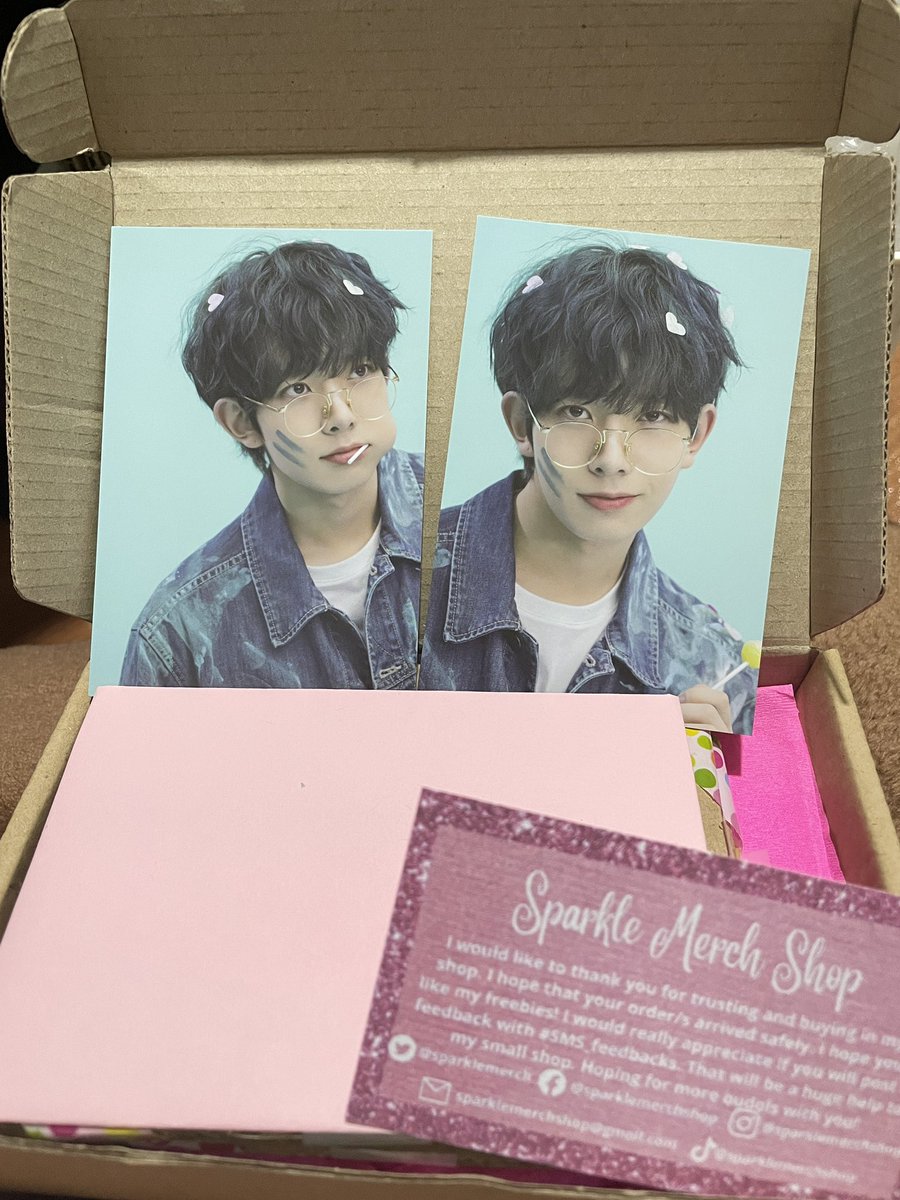 heeiseu's tweet photo. Aaaa thank you so much @sparklemerch ✨💓 Hee came home safely!✨ so much thank you din sa nice packaging😭💓✨ https://t.co/XlecIAZjX7