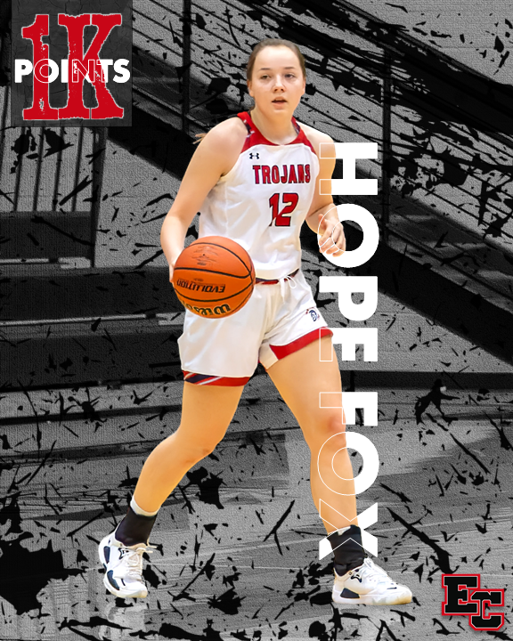 EastCentralGBB's tweet photo. Congrats @hopemfox on 𝟭,🏀🏀🏀Points!

Hope is the 4th player in program history to score 1K points in their career!!

#TrojanPride https://t.co/w5pfgAyQ7s