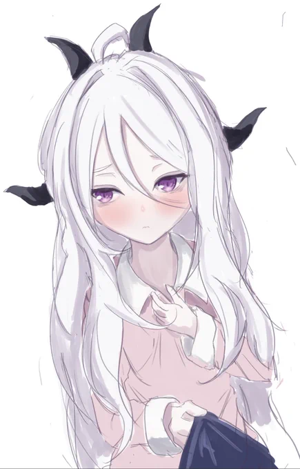 部屋に来た想い人を返したくない ヒナ
を描こうとしたけど上手くいかなかったので供養

#ブルアカイラスト部 #ブルーアーカイブ #ブルアカ 
