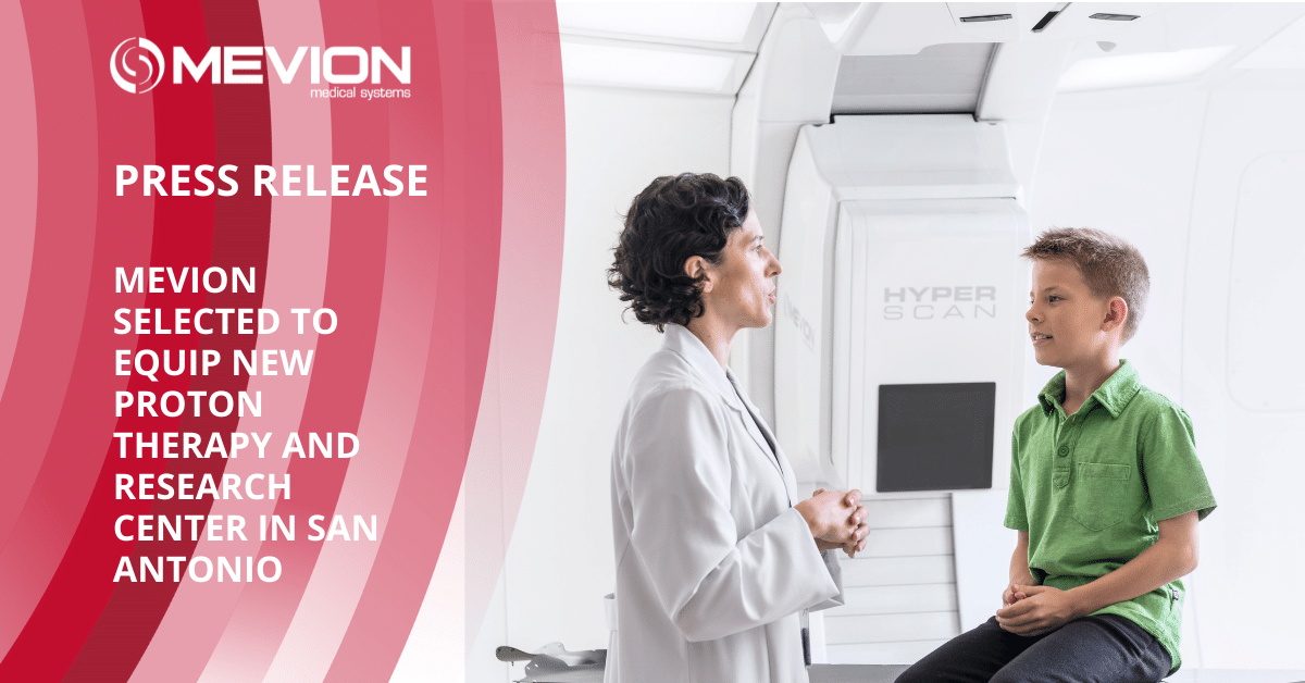 MevionMedical's tweet photo. Mevion is pleased to announce that Mevion and Proton International have been selected to equip a new proton therapy and research center in San Antonio and South Texas. Visit this link for the full press release: https://t.co/nptKnzRRKc

#ProtonTherapy #IMPT #MedPhys #RadOnc https://t.co/Ar5uMiZEM1