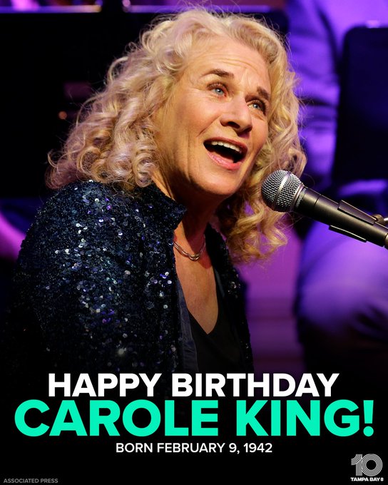 HAPPY BIRTHDAY TO AN ICON! Legendary sing-songwriter Carole King is celebrating her 80th birthday today! 