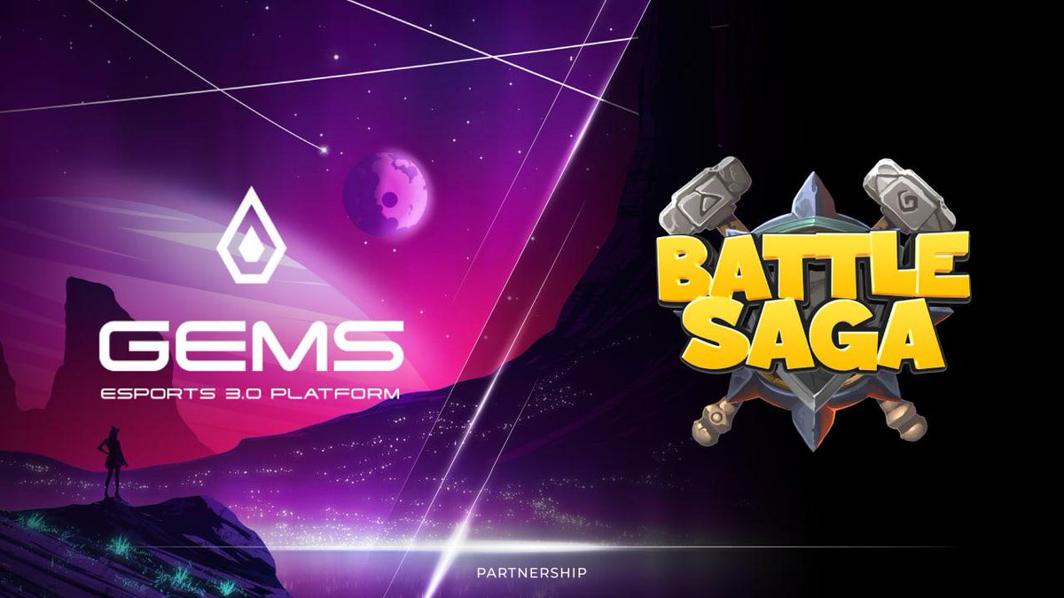 📣 GEMS Announces a Partnership with Battle Saga!

🎮 <a href="/BattleSagaio/">Battle Saga</a> is the next-generation strategic metaverse game! 
To learn more, visit: battlesaga.io

#GEMS #BattleSaga