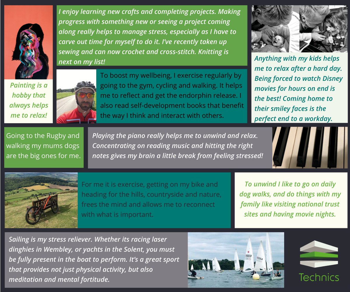 Last week was #timetotalkday organised by <a href="/MindCharity/">Mind</a> and <a href="/Rethink_/">Rethink Mental Illness</a> To mark the day we asked our team what they do in their spare time to boost their mental wellbeing, here is a little round up of what they said... #Timetotalk