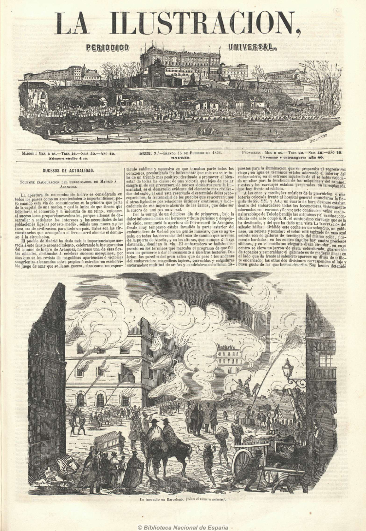 M_Ferrocarril's tweet photo. #TalDíaComoHoy (1851) se inauguraba el primer ferrocarril de #Madrid🛤️🚂

📰SOLEMNE INAUGURACIÓN DEL FERRO-CARRIL DE MADRID A ARANJUEZ (Periódico 'La Ilustración', 15-02-1851)
👉https://t.co/EAQOJbX3ql https://t.co/TLMvsdtTMQ