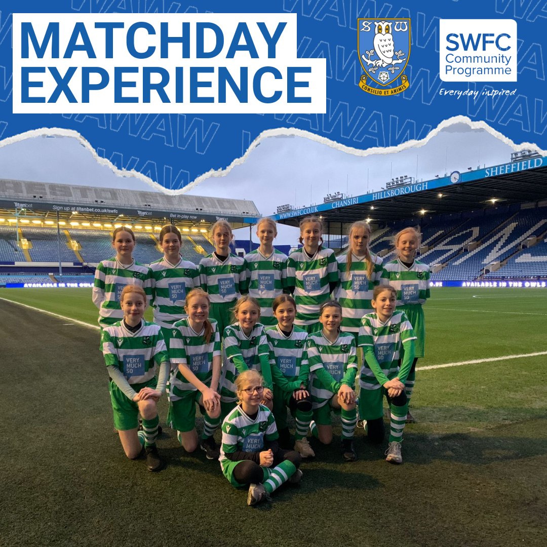 At @swfc's brilliant win last night against @LaticsOfficial, we had Hallam Rangers Under 13s at Hillsborough for our Matchday Experience! Hope you enjoyed yourselves! #swfc #wawaw #football #matchday