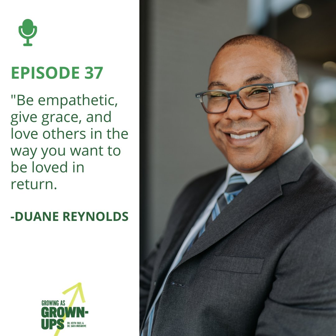 DrKeithEigel's tweet photo. Be empathetic, give grace, and love others in the way you want to be loved in return.
Duane Reynolds

Listen to the conversation here: https://t.co/Nd5ijcevJv https://t.co/epFSrIAYO7