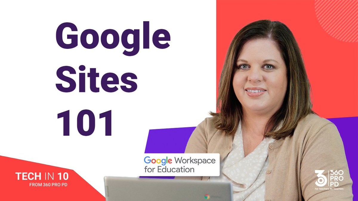 360propd's tweet photo. Take ten and watch another #Techin10!
We'll show you how to utilize Google Sites to effectively communicate your syllabus, showcase student work, and keep guardians in the loop.
https://t.co/n2KA5DR9mr
#EdTech #GoogleEdu #GoogleforEDU @GoogleWorkspace https://t.co/g4O3RStEMN