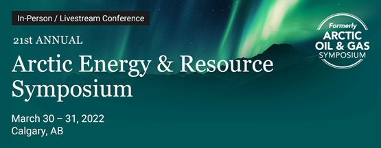 Visit our website to see what speakers will be attending the 21st Annual Arctic Energy &amp; Resource Symposium this March 30-31, 2022: bit.ly/3Hz0Ygl #AOGS21