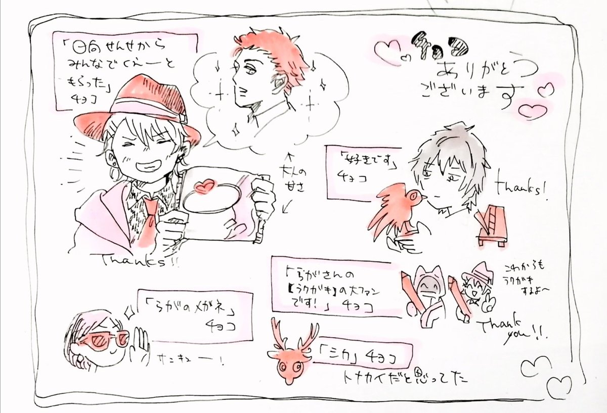 【ラクガキ】続・ちょこありがとうございます【🍫📮】 