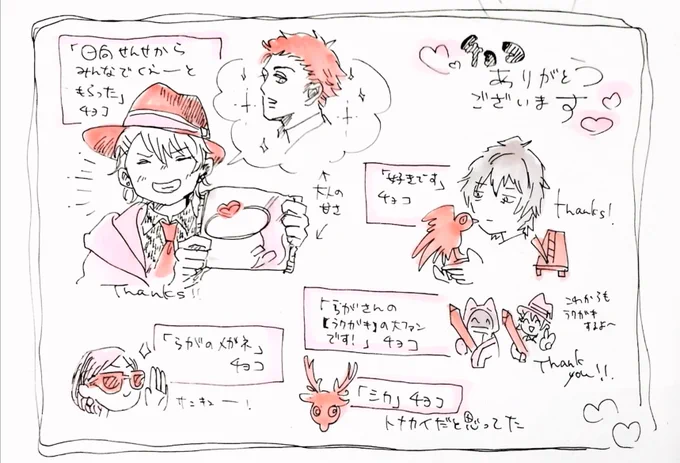 【ラクガキ】続・ちょこありがとうございます【🍫📮】 