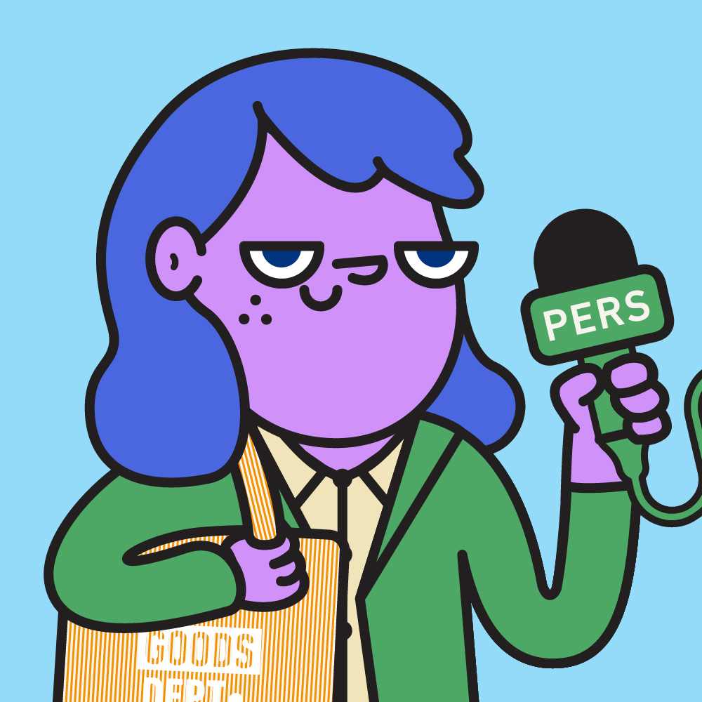 GoodsSociety's tweet photo. 𝗡𝗮𝗷𝘄𝗮𝗻 is The Goods Society trusty and reliable source of news. Aside from being a great journalist, she also wants to build the 8th wonder of the world.
Mint now at https://t.co/RyUELMKBka
1/1 NFTs!
1st Mint Price : 0.04 ETH 

#TheGoodsSociety #TheGoodsDept #NFT https://t.co/Xe9eM5jJVF