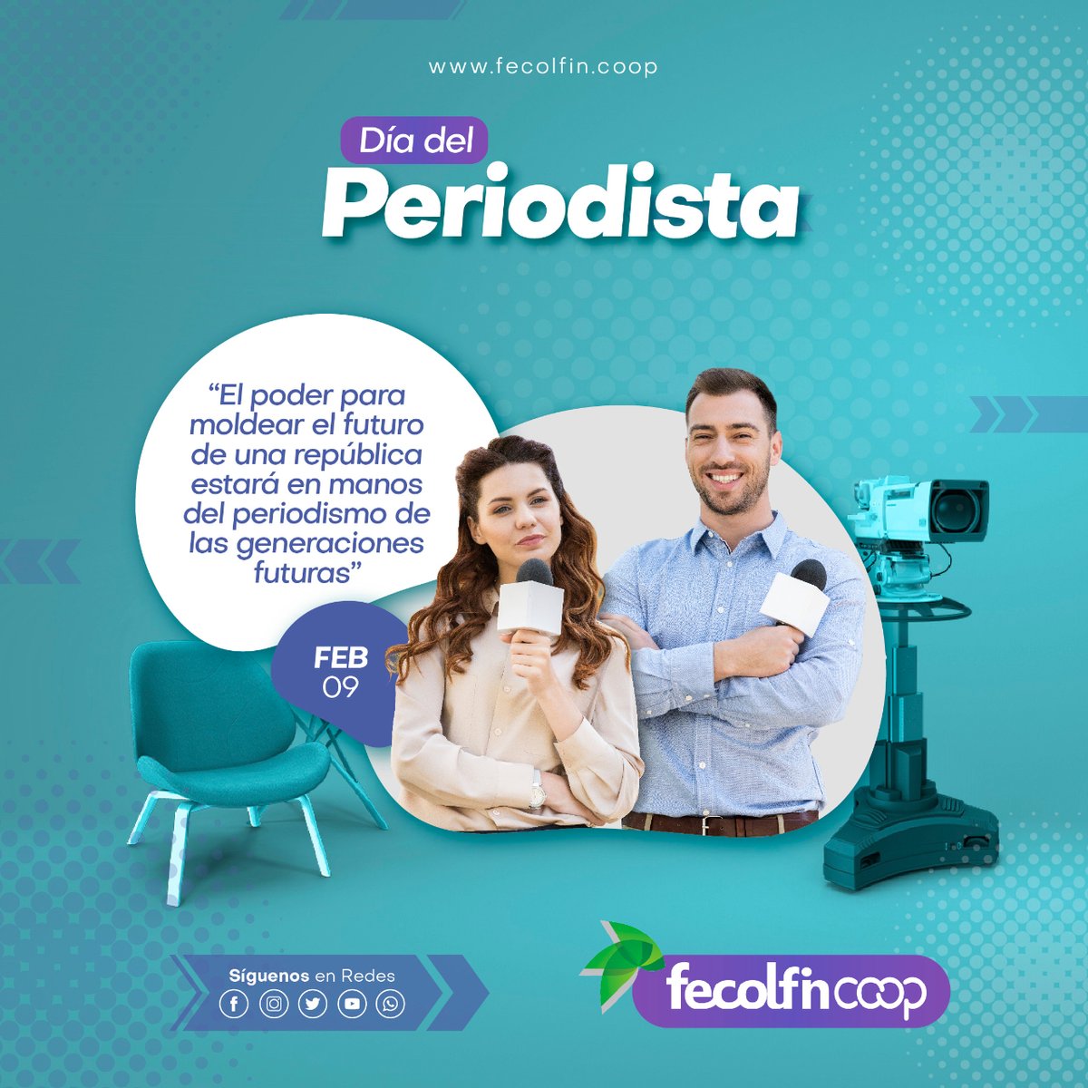 fecolfin's tweet photo. Feliz día a todos los periodistas!
#InformateFecolfin #FecolfinEsInnova #FecolfinEsTecnologia
Síguenos en las redes sociales y dale me gusta para que nuestra comunidad siga creciendo. https://t.co/wCgcdnx3Ki