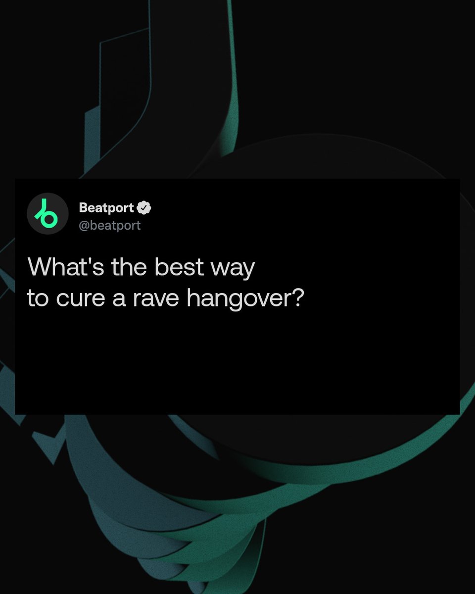 beatport's tweet photo. Tell us your secrets. 🤫

#BeatportAsks https://t.co/K3D6PpiqoS