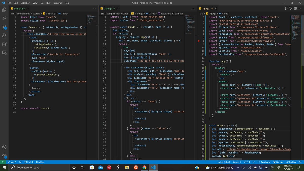 JesseZenon's tweet photo. Day 87/100 (part  two) #freeCodeCamp #ReactJS
  #100daysofcodechallenge #100DaysOfCode https://t.co/qvEejruXQ3
