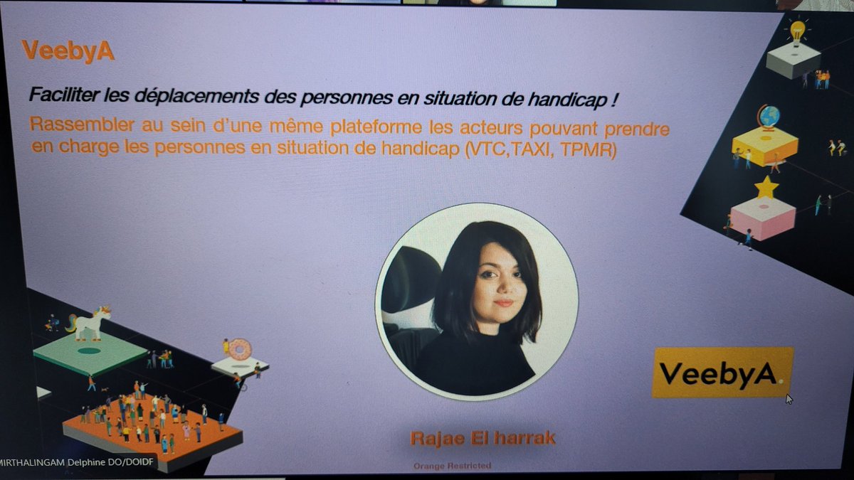 #StartUp 2 
<a href="/HarrakRajae/">El harrak Rajae</a> a créé <a href="/Veeby_A/">VeebyA 🚖 ♿</a> qui facilite les déplacements des personnes en situation de #handicap en centrralisant sur une plateforme toutes les solutions disponibles.
