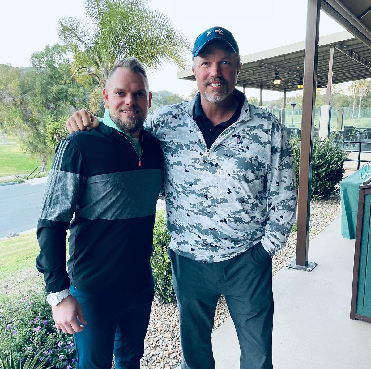 Quick trip to San Diego <a href="/camp_pendleton/">Camp Pendleton, CA</a> for the annual R Lee Ermey Golf Tournament to support the Young Marines.

Great to reconnect with the Ermey Family and visit with <a href="/AdamBaldwin/">Adam Baldwin</a>!
