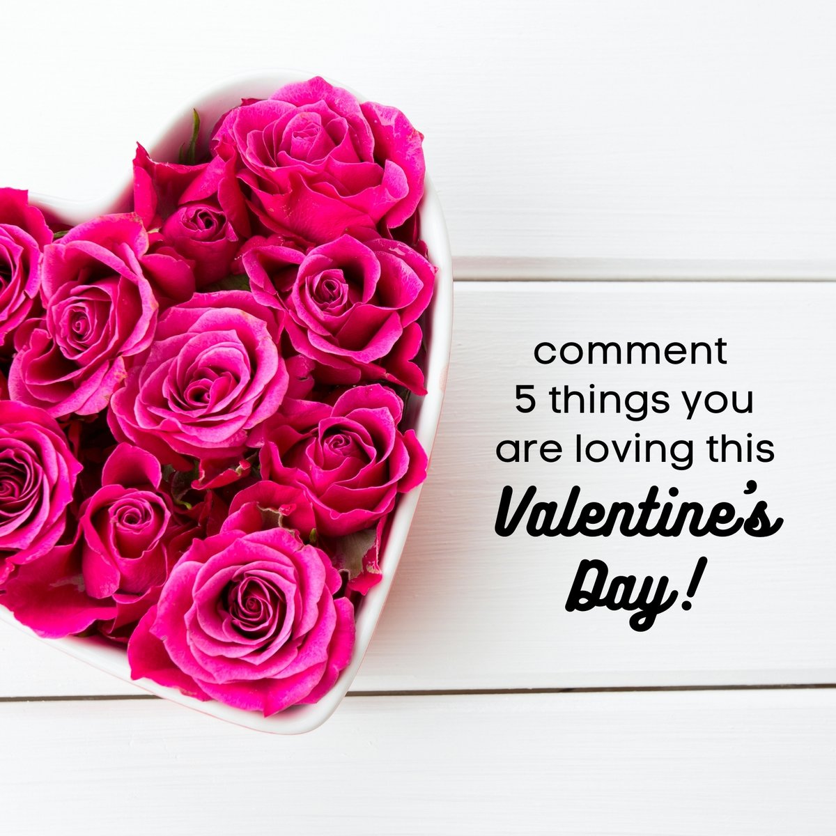With the Holiday coming soon...

Tell me 5 things you love about Valentines Day... 👇👇👇
