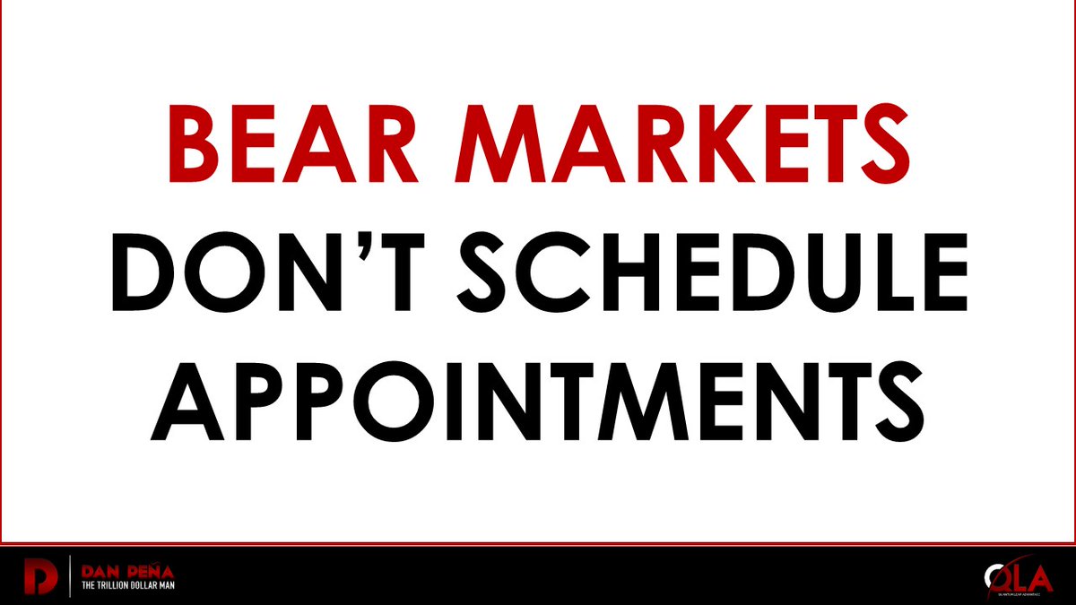 BEAR MARKETS DON’T SCHEDULE APPOINTMENTS!!