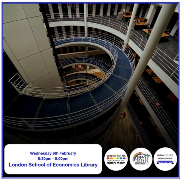 'Sexual Politics, Peace and Place: LGBT+ History Month'

Book your place at tonight's virtual event part of  OUTing the Past Festival, hosted by <a href="/LSELibrary/">LSE Library</a>. 

Register here:

eventbrite.co.uk/e/sexual-polit…

#OTPFest22 #LGBTplusHM 
#educateOUTprejudice #LGBTHM22