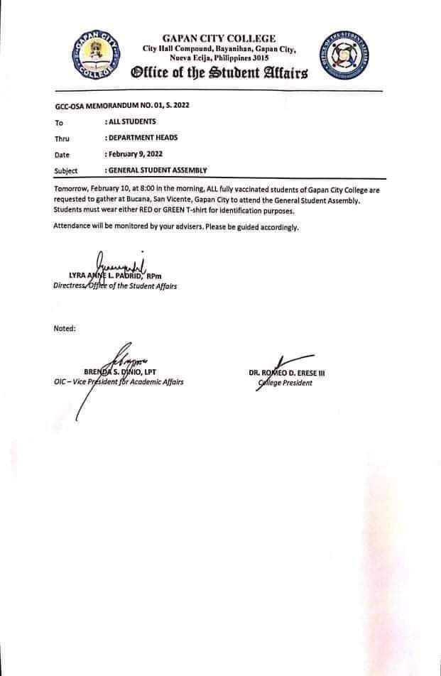 PinoyAkoBlog's tweet photo. Ms. Lyka of Office of Student Affairs,

Is this true? Bakit green at red? 

🙄🙄🙄 https://t.co/TMKGKynxVY