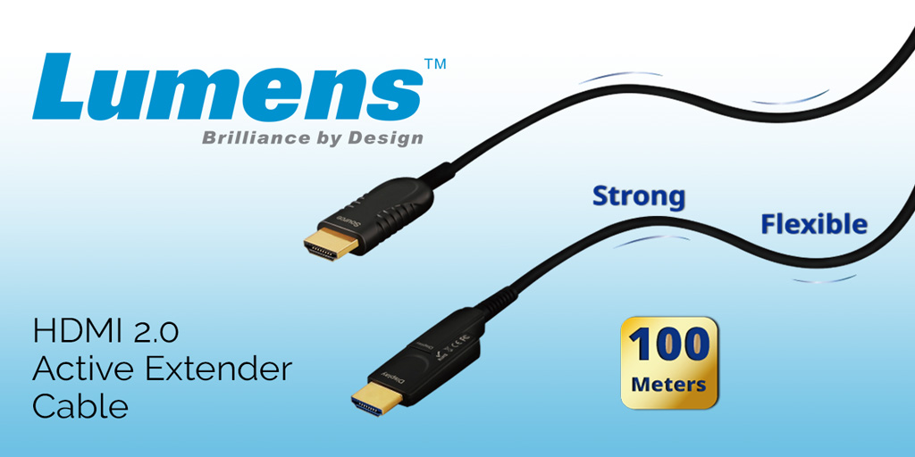 HoldanBV's tweet image. Extend HDMI 2.0 up to 100 Meters, Supporting 4K 60fps Video with the Lumens HDMI 2.0 Active Extender Cable. 
bit.ly/3uvktCR 

#AV #HDMI #HDMIExtender #4K60fps #Lumens