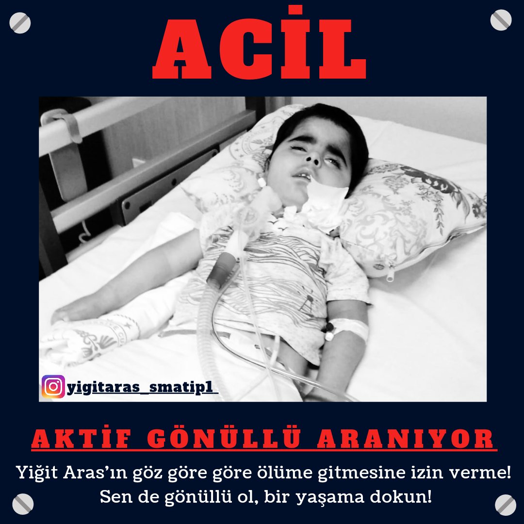 <a href="/yigitaras_sma/">@dmdbaturay</a> Sma hastası Yiğit Aras kampanyasını ilerletebilmesi için gönüllü olacak arkadaşlar aranıyor.

Yiğit Aras için
Gönüllü OL,
SmS ve BAĞIŞ lar yaparak destek OL

<a href="/yigitaras_sma/">@dmdbaturay</a> 👇👇👇👇👇
