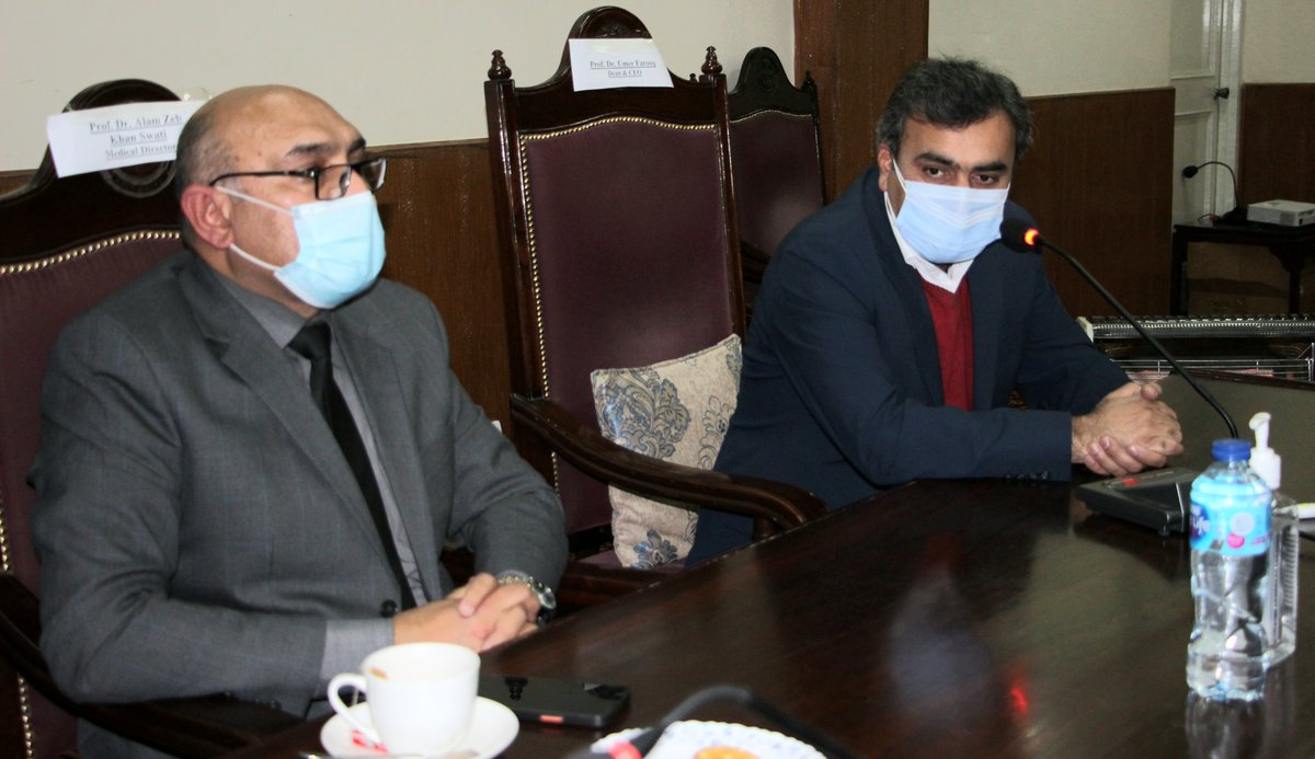 ath_ayub's tweet image. Aga Khan University Adult/Peads intensive care delegation visited ATH to meeting with Dean AMC &amp;amp; CEO ATH and Medical Director ATH prof Dr Alamzeb khan swati along with Intensive care faculty of ATH to stream line ICU services 
#ayubteachinghospital 
#agakhanuniversity